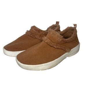 Oofos Oocoozie Chestnut Low Sneakers Slip On Shoes Comfort Casual Women 9